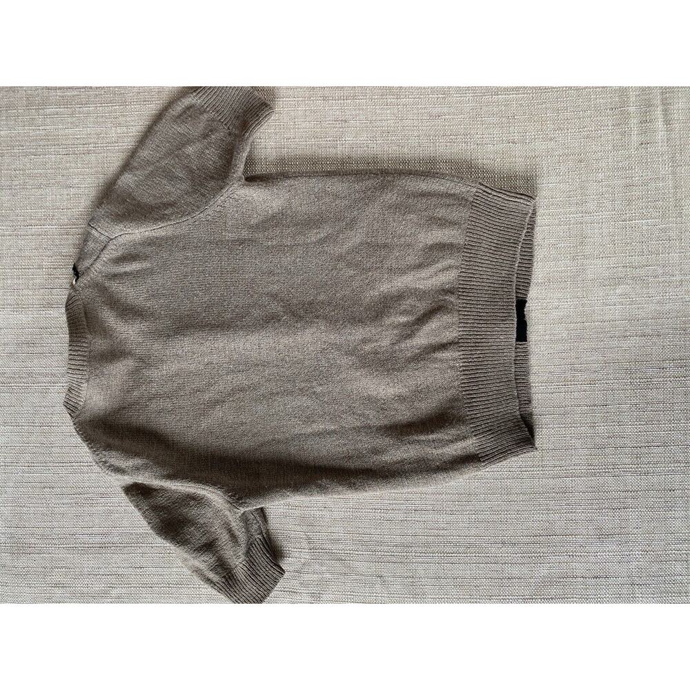 3.1 PHILLIP LIM grey black embellished short sleeve cardigan Wool Silk Linen XS - Picture 7 of 8